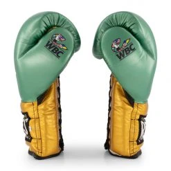 WBC X Cleto Reyes - Gloves With Laces / Green And Gold