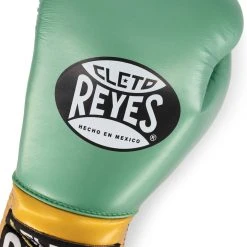 WBC X Cleto Reyes - Gloves With Laces / Green And Gold