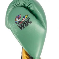 WBC X Cleto Reyes - Gloves With Laces / Green And Gold