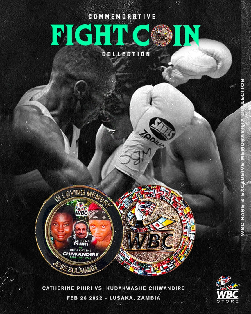 WBC Store WBC- Fight Coin: Catherine Phiri Vs. Kudakwashe Chiwandire WBC Products
