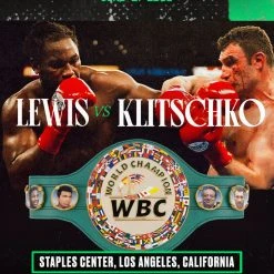 WBC Store WBC - Championship Belt "Historic Fights" Lennox Lewis Vs. Vitali Klitschko