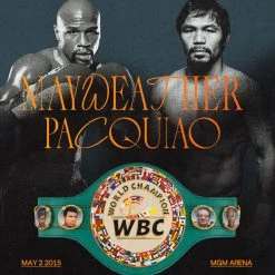 WBC Store WBC - Championship Belt "Historic Fights" Pacquiao Vs. Mayweather WBC Belts