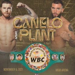 WBC Store WBC - Championship Belt "Historic Fights" Saúl “Canelo” Álvarez Vs. Caleb Plant
