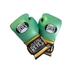 WBC Store WBC X Cleto Reyes - Gloves With Velcro / Green And Gold