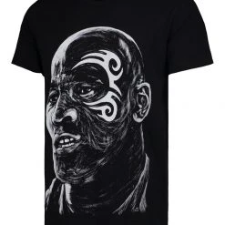 WBC Store WBC Products WBC - Mike Tyson Crew Neck T-shirt, Artwork By Pepe Sulaimán